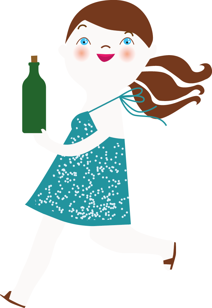 Décoration personnage vin