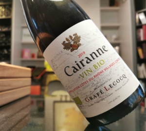 Bouteille de Cairanne du Domaine Grafé Lecocq