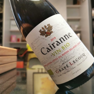 Bouteille de Cairanne du Domaine Grafé Lecocq