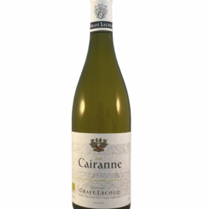 Bouteille de Cairanne blanc du Domaine Grafé Lecocq